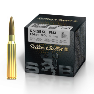 S&B Training FMJ 6.5x55 SE 8g