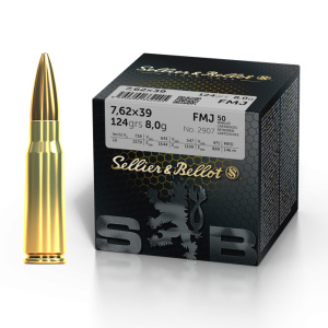 S&B Training FMJ 7.62x39 8g