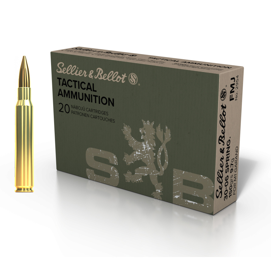 S&B Training FMJ .30-06 Spr. 9.7g (M1 Garand)