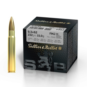 S&B Training FMJ 9.3x62 15g