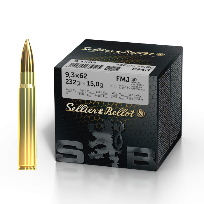 S&B Training FMJ 9.3x62 15g