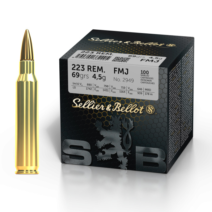 S&B Training FMJ .223 Rem. 4.5g